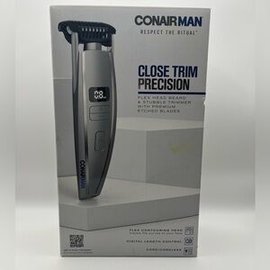 CONAIRMAN Close Trim Precision Beard & Stubble Trimmer - New in Box